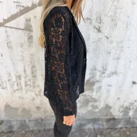 Fashion Casual Solid Color Lace Shirt Women's Suit European Style Spring And Summer New Elegant Commuter Style Design main image 4