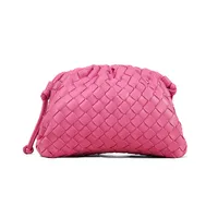 Sweet Cloud-Shaped Women's Cross-Body Bag Fashion Handbag Dumpling Bag Leisure Travel Pu Material Lock Closure Small Size sku image 9