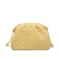 Sweet Cloud-Shaped Women's Cross-Body Bag Fashion Handbag Dumpling Bag Leisure Travel Pu Material Lock Closure Small Size sku image 1