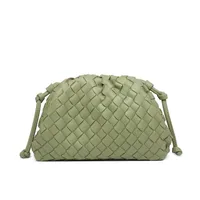 Sweet Cloud-Shaped Women's Cross-Body Bag Fashion Handbag Dumpling Bag Leisure Travel Pu Material Lock Closure Small Size sku image 4