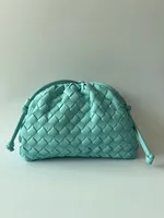 Sweet Cloud-Shaped Women's Cross-Body Bag Fashion Handbag Dumpling Bag Leisure Travel Pu Material Lock Closure Small Size sku image 12