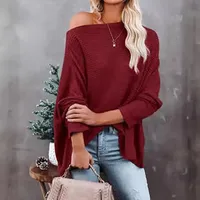 Fall  New European Style Women's Knitted Coat With Yarn Shoulder Regular Length Long Sleeve Classic Retro Style main image 3