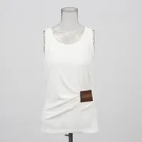 Ladies Knitted Vest Top Round Neck Sleeveless Fashion Patchwork Solid Color Overhead Summer New Casual Basic Design main image 3