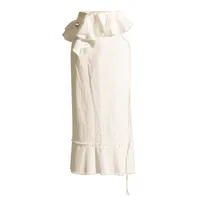 Elegant Long Ankle-Length Half Skirt Ladies Fashion Design Summer New Splicing Style Pure Color Versatile Skirts For Women main image 5