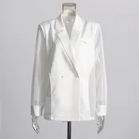 Australian Style Loose Fit Business Suit Jacket Long Sleeve Personality Splicing Design Summer New High-End Feelings Outerwear main image 2