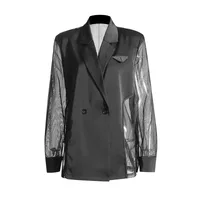 Australian Style Loose Fit Business Suit Jacket Long Sleeve Personality Splicing Design Summer New High-End Feelings Outerwear main image 5
