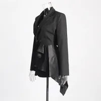 Elegant Butterfly Knot Design Slim Fit Women's Summer Style Cotton Polyester Suit Jacket Long Sleeve Elegant Fashion Outerwear main image 3