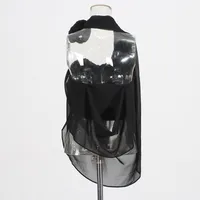 Fashionable Spicy Girl Style Vest Top Irregular Design 3D Floral Patchwork Semi-Transparent Chiffon Women's Shirt Sweet Spicy Wind main image 4