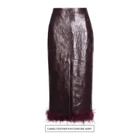 Elegant Feather Skirt Women Vintage Style Slim Fit Skirt Fashion  Style Style Spring And Summer main image 1