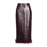 Elegant Feather Skirt Women Vintage Style Slim Fit Skirt Fashion  Style Style Spring And Summer main image 5