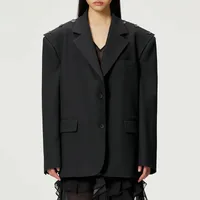 Elegant Two-Way Women's Suit Jacket Long Sleeve Commute Style Deconstructed High-End Feel Summer New Arrival Fashionable sku image 6