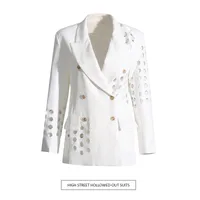 Casual Style Women's Suit Jacket Fashionable Hollow Design Summer New Arrival European Personality Casual Outerwear main image 1
