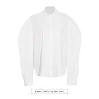 Casual Women's Fashion Shirt Summer New Polo Collar Long-Sleeved Versatile Top Single Button Trueran Blend main image 1