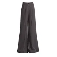 Fashionable High Waist Slim Fit Solid Color Commute Style Suit Pants Women Casual Summer Long Trousers Elegant Business Wear main image 2