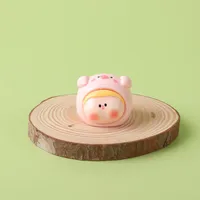 Mini Cartoon PET Resin Crafts Li Si  Doll Matching Game Blind Bag Keychain Accessories Table Decoration Gift sku image 1