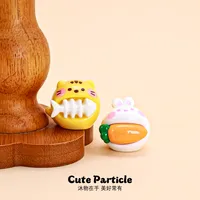 Cute Resin Keychain Toy Greedy Small Animal Doll Table Decoration Blind Bag Matching Game Wedding Birthday Graduation Gift main image 2