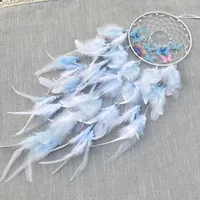 Dreamcatcher Wind Chimes Girl's Room Decoration Birthday Gift Fairy Tale Atmosphere Emotion Handmade Hoop Feather Simple Style main image 3