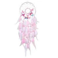Dreamcatcher Wind Chimes Girl's Room Decoration Birthday Gift Fairy Tale Atmosphere Emotion Handmade Hoop Feather Simple Style main image 4
