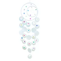 Handmade Shell Wind Chimes Bedroom Decoration Girl Room Hanging Decorations Dreamcatcher Bed Bell Simple Style Hoop Feather main image 4