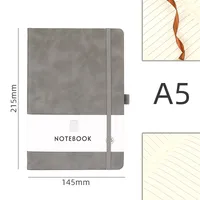 Personalized A5 Color Laser Notebook A7 Portable Checkbook Belt Memo Book Business Style Imitation Leather Linen Paper sku image 23