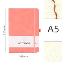 Personalized A5 Color Laser Notebook A7 Portable Checkbook Belt Memo Book Business Style Imitation Leather Linen Paper sku image 26
