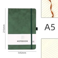 Personalized A5 Color Laser Notebook A7 Portable Checkbook Belt Memo Book Business Style Imitation Leather Linen Paper sku image 27