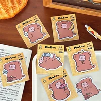 Tengyi Original Cute Sticky Note Girly Heart Office Memo Message-Leaving Sticky Note Learning Notebook Stickers New main image 2