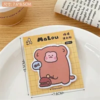 Tengyi Original Cute Sticky Note Girly Heart Office Memo Message-Leaving Sticky Note Learning Notebook Stickers New sku image 1
