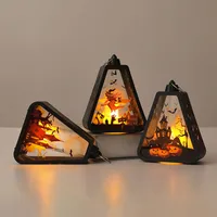 Halloween Decoration Handheld Pumpkin Lantern Hanging Decorations Clothing Layout Props  Luxury Style main image 3