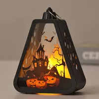 Halloween Decoration Handheld Pumpkin Lantern Hanging Decorations Clothing Layout Props  Luxury Style sku image 2