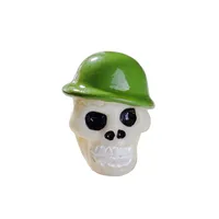 Cartoon Style Halloween Decoration Resin Skull 3D DIY Handmade Figurine Realistic Accessories Plastic Resin main image 5