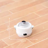 Retro Miniature Resin TV Home Appliances DIY Decorative Keychain Pendant Table Decoration Simple Style Crafts Accessories sku image 12