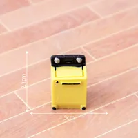Retro Miniature Resin TV Home Appliances DIY Decorative Keychain Pendant Table Decoration Simple Style Crafts Accessories sku image 15