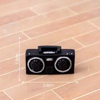 Retro Miniature Resin TV Home Appliances DIY Decorative Keychain Pendant Table Decoration Simple Style Crafts Accessories sku image 13