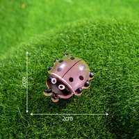 Artificial Resin Ladybug Shell Craft Micro Landscape Cream Color Gel Hair Accessories Barrettes Decoration Accessories Display Pieces sku image 3
