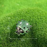 Artificial Resin Ladybug Shell Craft Micro Landscape Cream Color Gel Hair Accessories Barrettes Decoration Accessories Display Pieces sku image 5