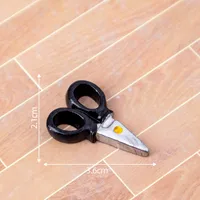 Retro Miniature Resin TV Home Appliances DIY Decorative Keychain Pendant Table Decoration Simple Style Crafts Accessories sku image 5