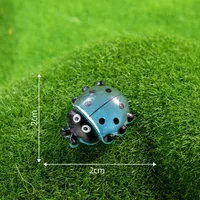 Artificial Resin Ladybug Shell Craft Micro Landscape Cream Color Gel Hair Accessories Barrettes Decoration Accessories Display Pieces sku image 6
