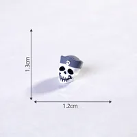 Halloween Miniature Resin Crafts DIY Processing Skull Death Creative Micro Landscape Decorations Small Display Parts sku image 3