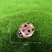 Artificial Resin Ladybug Shell Craft Micro Landscape Cream Color Gel Hair Accessories Barrettes Decoration Accessories Display Pieces sku image 15