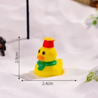 Christmas Decoration Resin Duck Micro Landscape Snow Landscape DIY Creative Table Decorations Figurine Plastic Crafts sku image 5