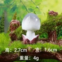 Colorful Mushroom Hard Resin Garden Landscape Decorations DIY Craft Plastic Bonsai Decoration Accessories Creative Gift sku image 7
