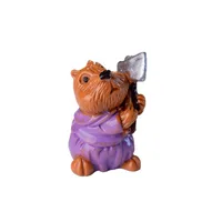 Handmade Cute Resin DIY Crafts Accessories Miniature Landscape Cartoon Animal Groundhog Model Figurine Plastic Resin main image 5