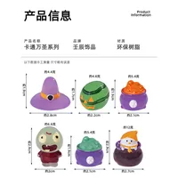 Luminous DIY Resin Craft Accessories Creative Halloween Decorations Small Succulent Plant Night Light Micro Landscape Artwork main image 4
