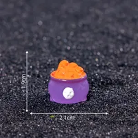 Luminous DIY Resin Craft Accessories Creative Halloween Decorations Small Succulent Plant Night Light Micro Landscape Artwork sku image 3