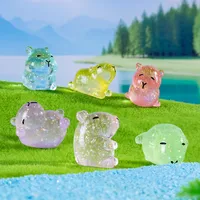 Creative Miniature Landscape DIY Cork Bark Resin Gardening Accessories Small Shiny Details Decorative Desktop Ornaments main image 2