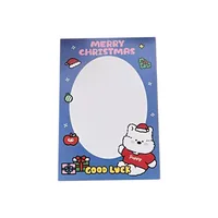 Tengyi Original Cute Cartoon Christmas Dog Head Backer-Card Girl Packaging Decoration Bottom Cardboard Gift Cardboard main image 3