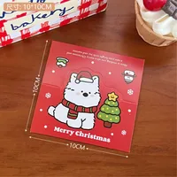 Tengyi Original Cute Cartoon Christmas Dog Head Backer-Card Girl Packaging Decoration Bottom Cardboard Gift Cardboard sku image 1