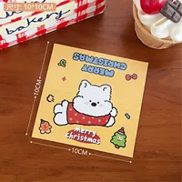 Tengyi Original Cute Cartoon Christmas Dog Head Backer-Card Girl Packaging Decoration Bottom Cardboard Gift Cardboard sku image 2