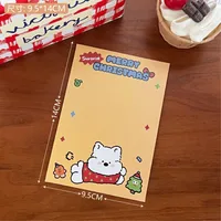 Tengyi Original Cute Cartoon Christmas Dog Head Backer-Card Girl Packaging Decoration Bottom Cardboard Gift Cardboard sku image 8